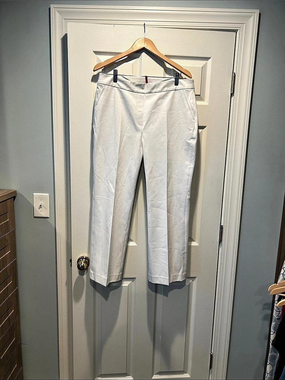 SPANX Wide Leg Pants in Crop Pants White Size XL